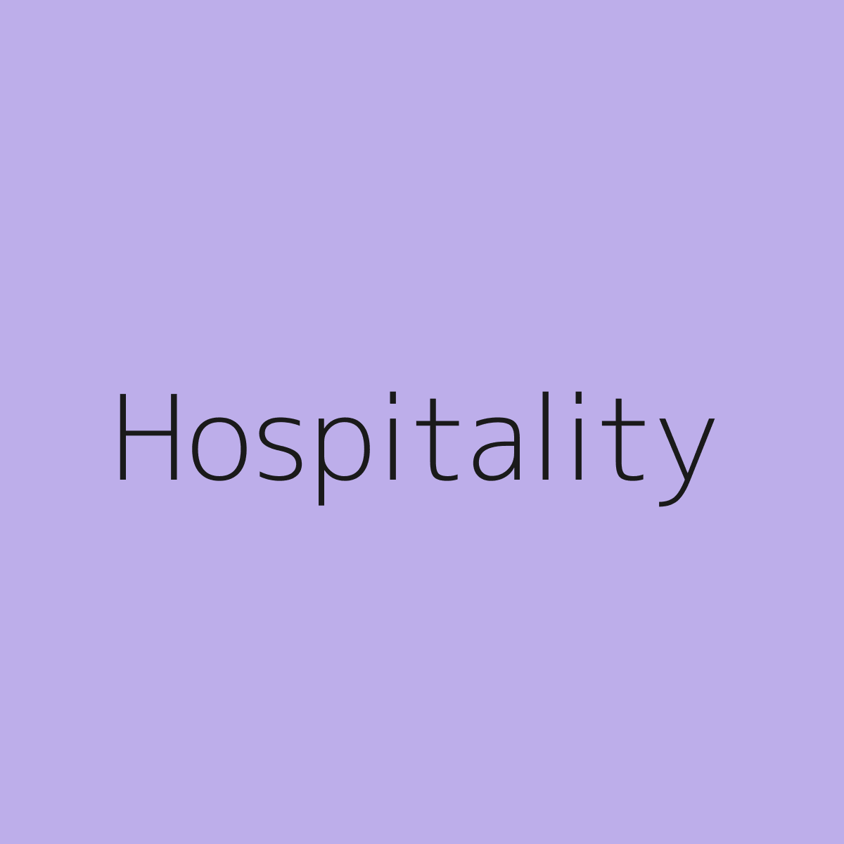 Hospitality Context