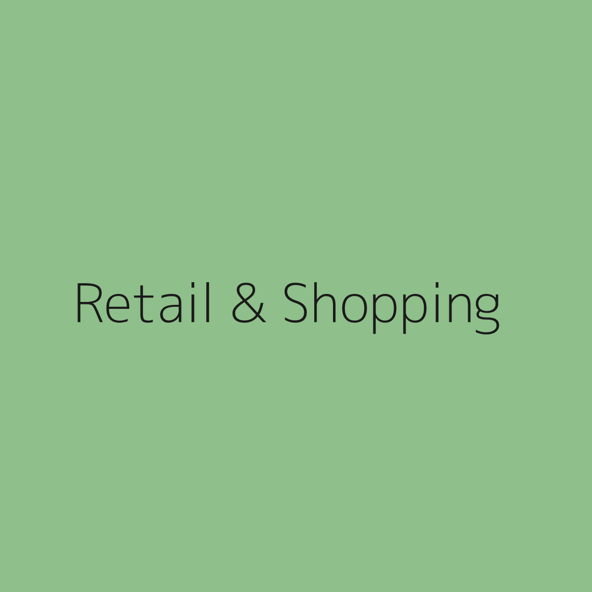 Retail Shopping Context