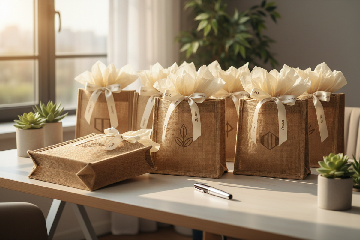 Jute bags for corporate employee gifting
